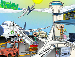ilustracion aeropuerto